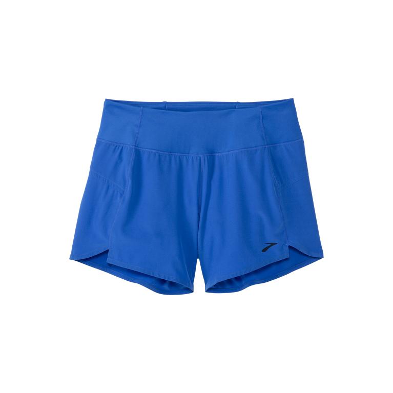 Brooks Chaser 5 Running Shorts - Women's - Bluetiful (03516-QYWK)